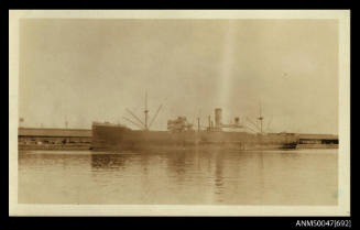 SS HURUNUI III berthed at wharf