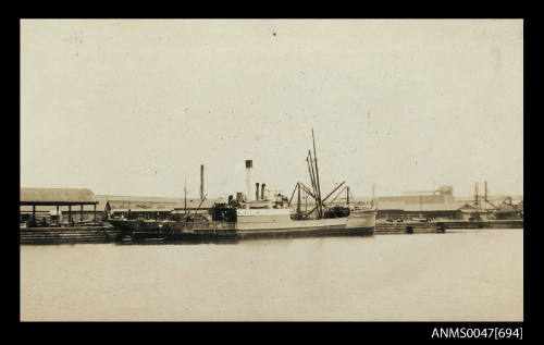 Cargo ship SS WAREATEA berthed at wharf