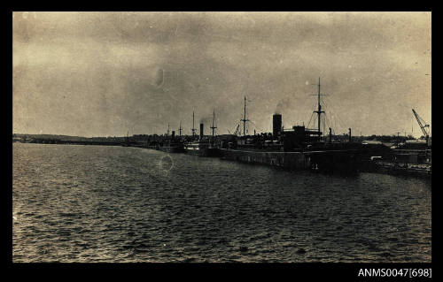 SS BALLARAT berthed at wharf