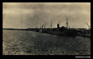 SS BALLARAT berthed at wharf