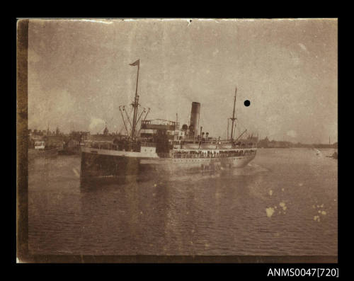 SS MORIALTA under way in harbour