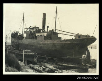 SS KURNALPI berthed at a dry dock