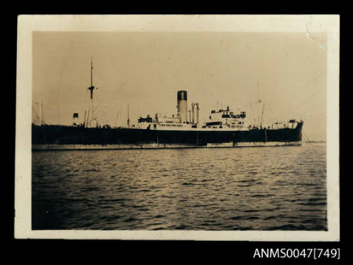 SS PENNINGTON COURT at anchor off shore