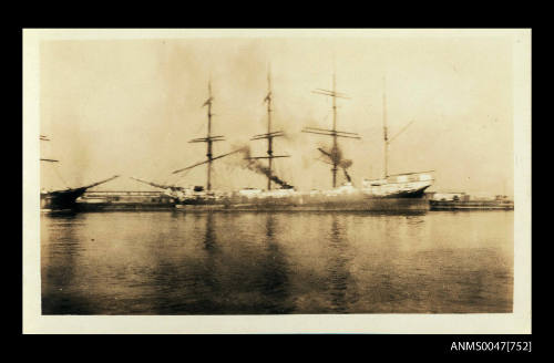 Four masted unidentified barque