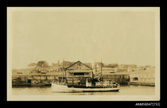 Huddart Parker Limited wharf, wharf No. 3, at Darling Harbour, Sydney