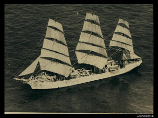 Full-rigged ship G.D KENNEDY (Swedish training ship af CHAPMAN)