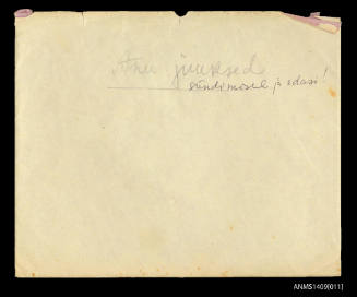 Envelope for Letter written by Oskar Mihkelson