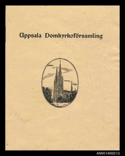 Order of Service Uppsala Cathedral