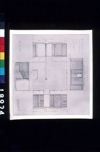 Proposed scheme 1st class entrance "B" Deck DUNTROON (ship no1460)