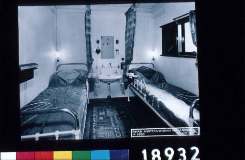 First class two berth cabin on the DUNTROON