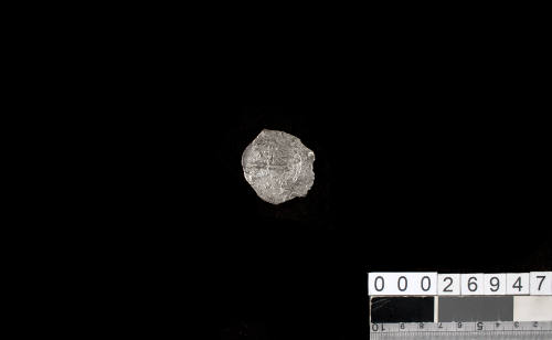 Coin from the wreck site of the VERGULDE DRAECK