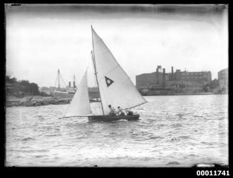 Sailing vessel on Sydney Harbour, inscribed 2735