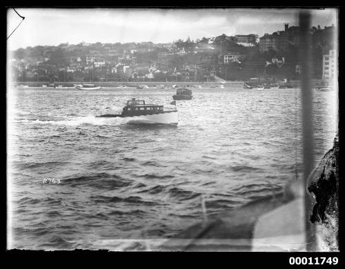 Motor launch on Sydney Harbour