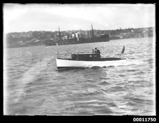 Motor launch on Sydney Harbour