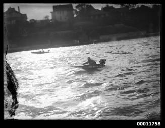 Speedboat MISS RADIO on Sydney Harbour