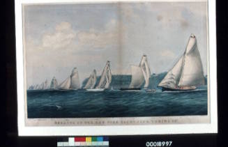 Regatta of the New York Yacht Club, coming in