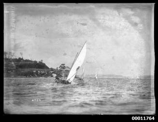 Sailing vessel on Sydney Harbour, inscribed 2759