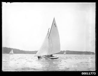 Sailing vessel on Sydney Harbour, inscribed 2831