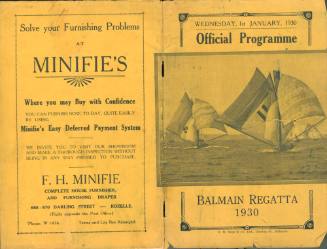 Balmain regatta program