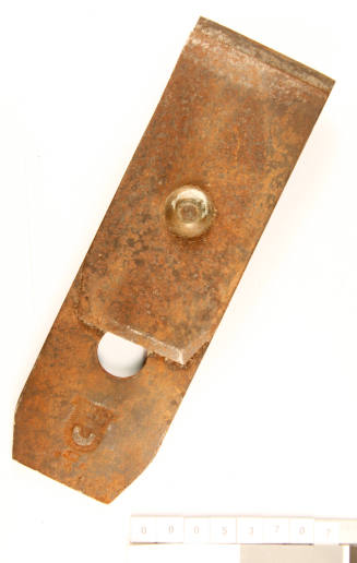 Cutter with back Iron attached