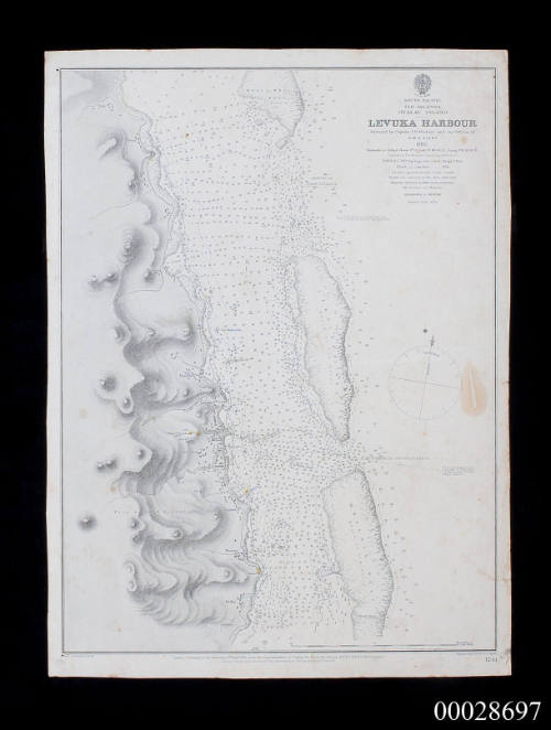 Admiralty Chart No 1241:  South Pacific, Fiji Islands, Ovalua Island, Levuka Harbour