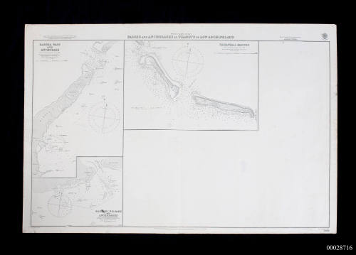 South Pacific Ocean, passes and anchorages in Tuamotu or Low Archipelago, corrected through Admiralty notice