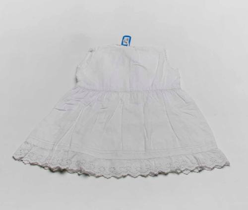 Child's white sleeveless underbodice