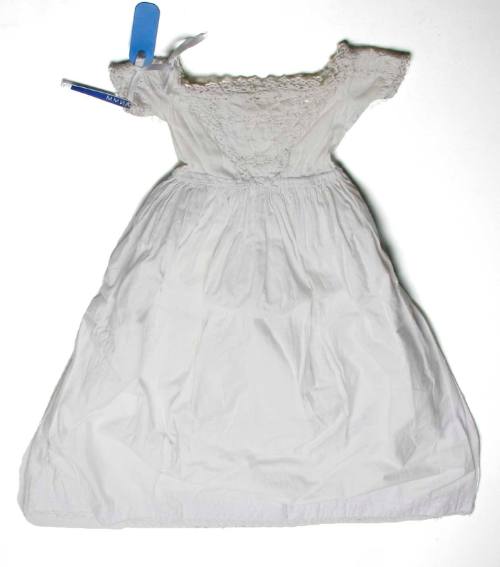 White child's christening gown