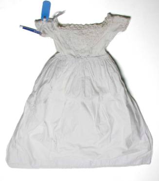 White child's christening gown