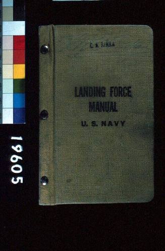 Landing force manual U.S. Navy