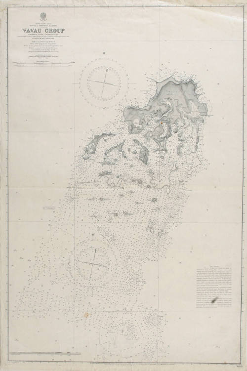 South pacific ocean, Tonga or friendly islands: Vavau group, as surveyed in 1898