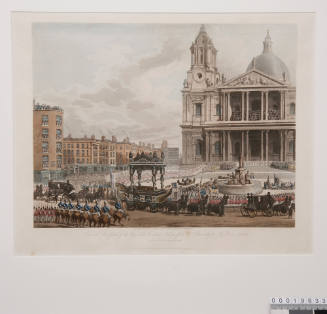 Funeral Procession of Late Lord Viscount Nelson from the Admiralty to St Paul's Cathedral
