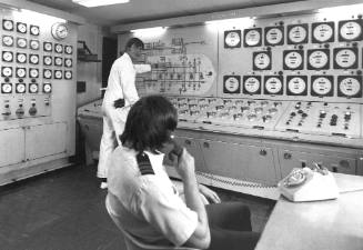 P&O cruise liner's control room