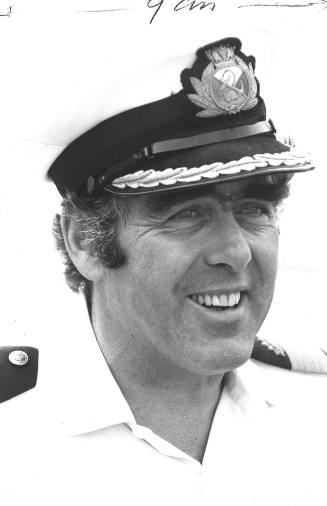 Photograph depicting a portrait of a P&O captain