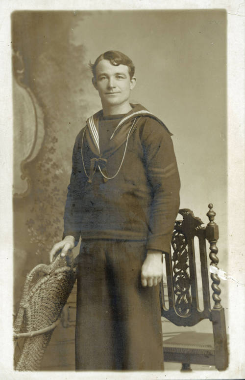 Frederick William Woodland in Royal Australian Navy (RAN) uniform