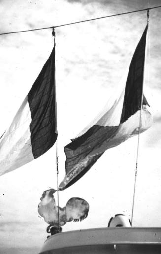 Photograph depicting the P&O flag