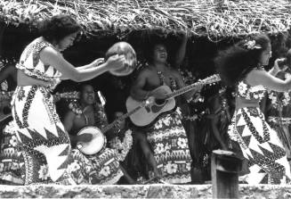 Photograph depicting a Pacific traditional dance