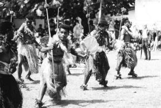 Photograph depicting a Pacific traditional dance