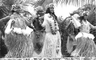 Photograph depicting a Pacific traditional dance