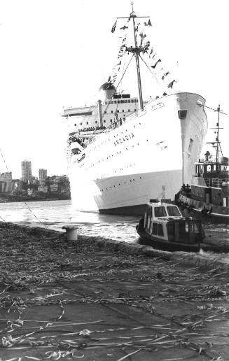 Photograph depicting ARCADIA at Sydney Harbour