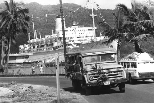 Photograph depicting ARCADIA at Pago Pago port