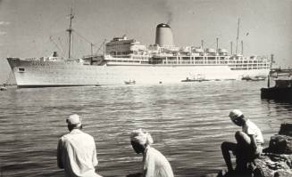 Photograph depicting ARCADIA at port