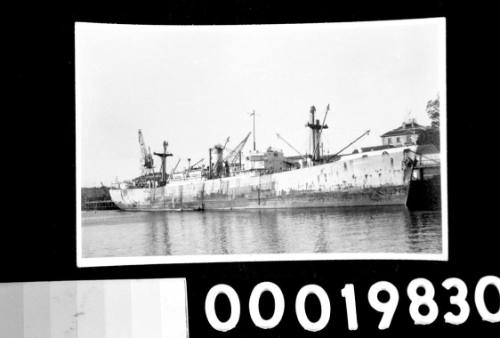 SS TOWER HILL docked at a wharf