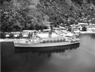 Photograph depicting HIMALAYA III at a port