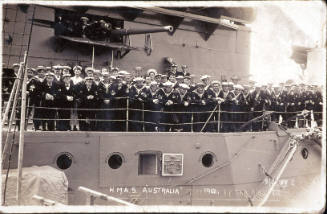 Crew on the deck of HMAS AUSTRALIA I