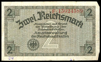 2 Reichsmark note