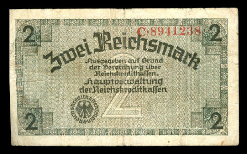 2 Reichsmark note