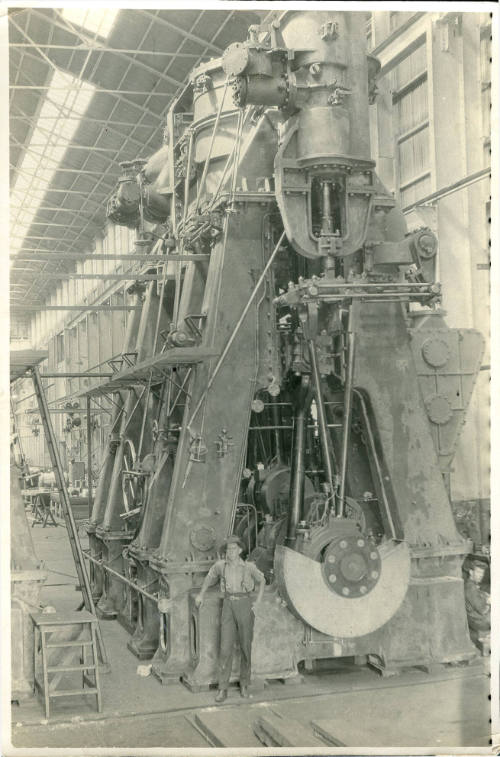 Steam reciprocating engine built at Cockatoo Island Dockyard, Sydney