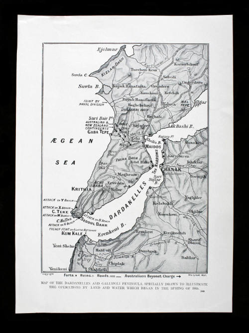 Dardanelles and Gallipoli peninsula