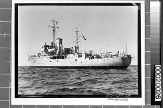 HMAS BENDIGO I in trials near Cockatoo Island Dockyard